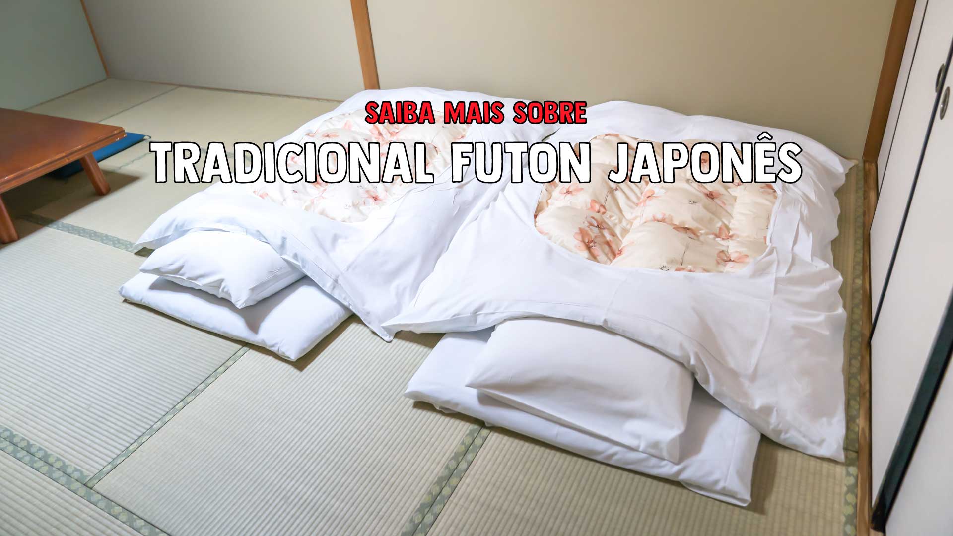 Tradicional Futon Japonês Burajirujin